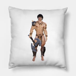 Young Axe-Hero Pillow