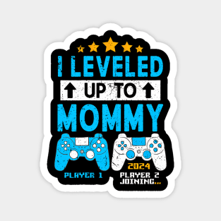 I Leveled Up To Mommy 2024 Gaming Soon To Be Mom 2024 Magnet