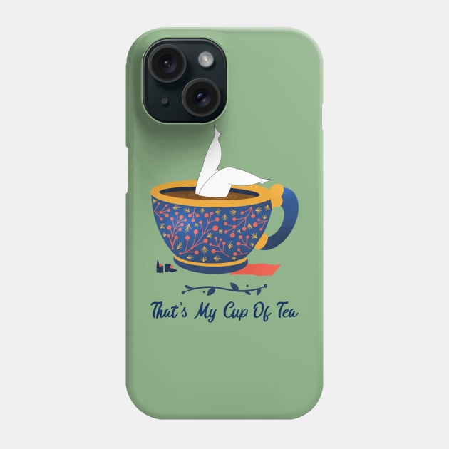 My Tea My Life Phone Case by Feminist Foodie