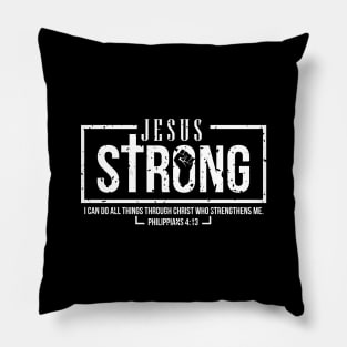 Religious Christian Jesus Strong Pillow