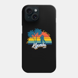 Kizomba vibes sunrise African couple dance Phone Case