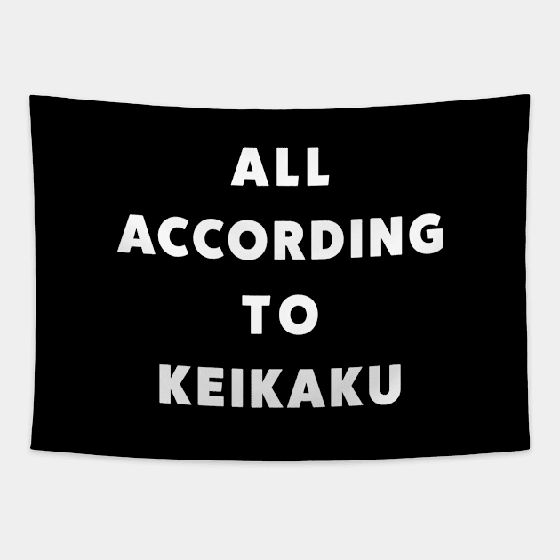 All According To Keikaku Tapestry by rainoree