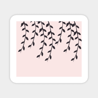 Blush vines Magnet