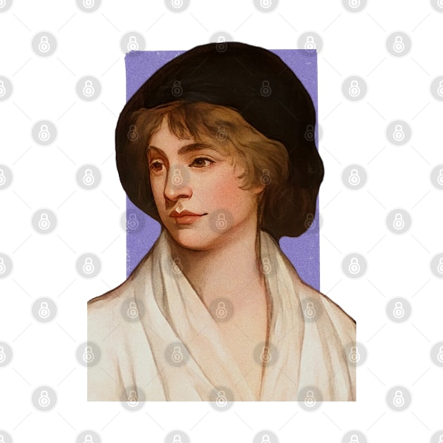 British Writer Mary Wollstonecraft illustration by Litstoy 