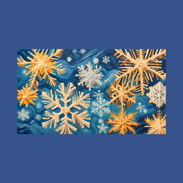 Snowflakes in van Gogh Style by FineArtworld7