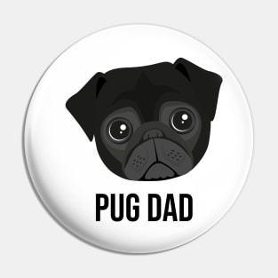 Pug Dad Pin