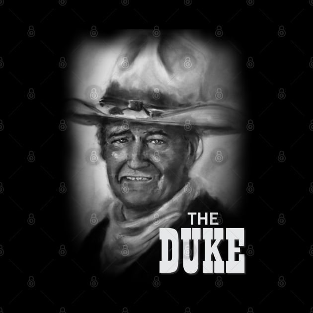 Portrait of "The Duke" John Wayne by russodesign