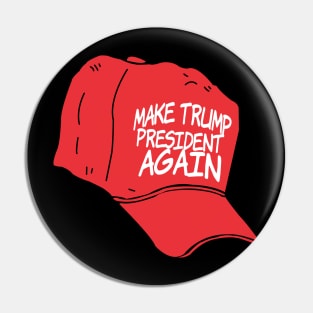 Retro Vintage Make Trump President Again Pin