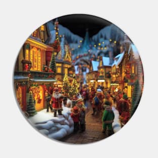 Christmas Village Pin