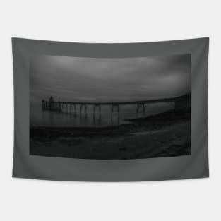 Clevedon pier in wintertime Tapestry