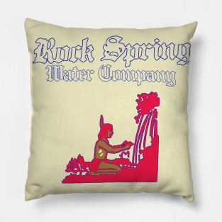 Rock Spring Water Company Retro Shirt Pillow