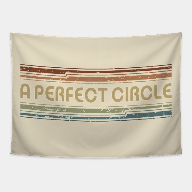 A Perfect Circle Retro Lines Tapestry by casetifymask