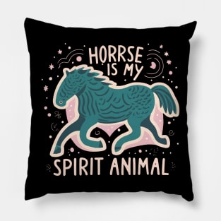 Horse is my spirit animal Pillow