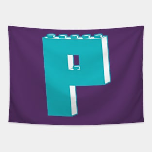 THE LETTER P Tapestry