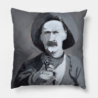 The Great Train Robbery Acrylic Painting Pillow