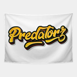 Predator text Tapestry