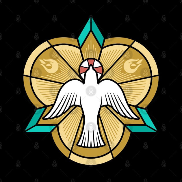 The image of a dove - a symbol of the Holy Spirit of God by Reformer