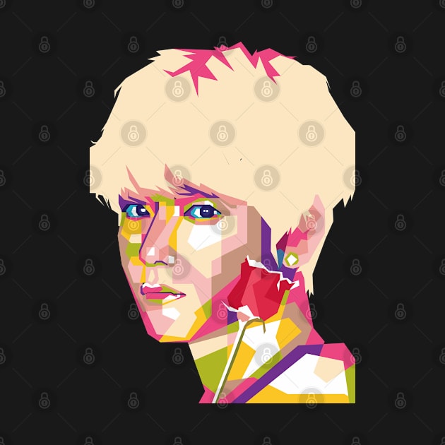 v bts in wpap design by Yopi