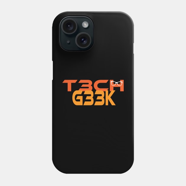 T3CH G33K Phone Case by Heartfeltarts