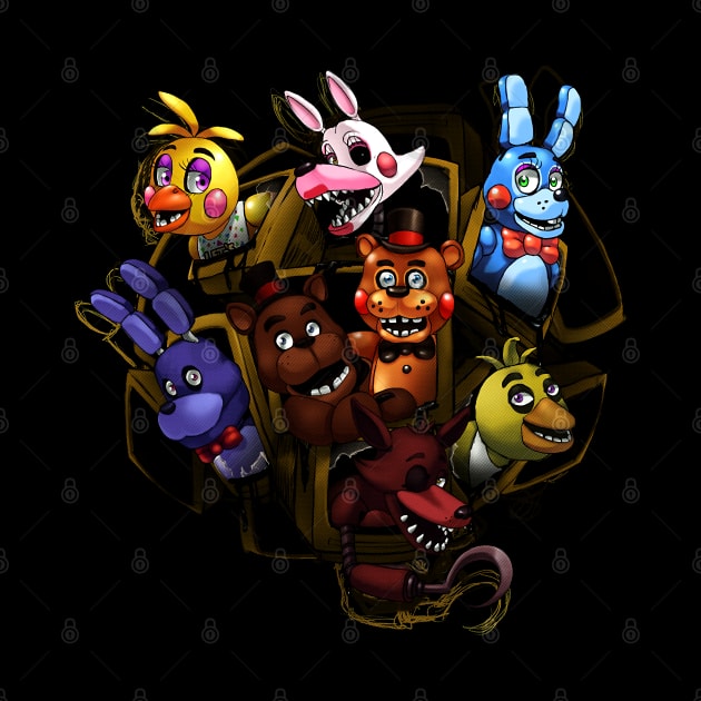 Five Nights at Freddy's 2 by rezahardan