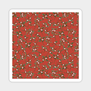 Mistletoe Pattern Magnet