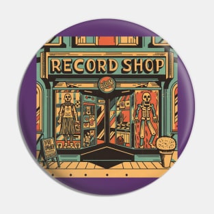 Record shop Pin