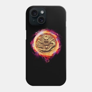 Fire Dragon Coin Phone Case