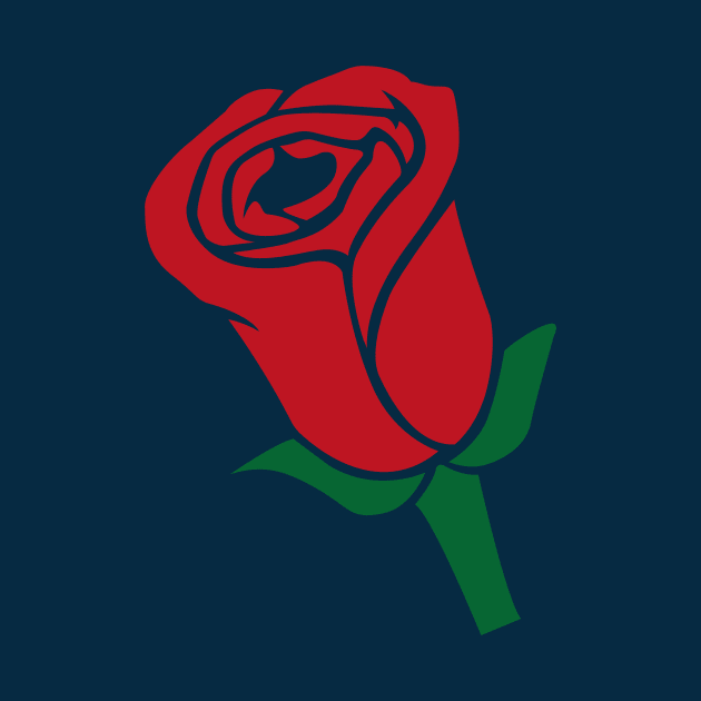 Red Rose Bud by PatrioTEEism