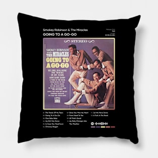 Smokey Robinson & The Miracles - Going To A Go-Go Tracklist Album Pillow