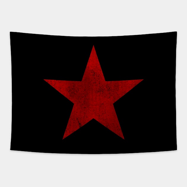 Red Star Vintage Tapestry by Flippin' Sweet Gear