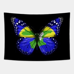 Chatham Islander Flag  Butterfly - Gift for Chatham Islander From Chatham Islands Tapestry