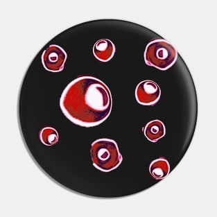 Red spheres Pin