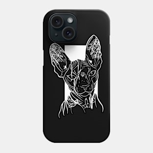 Sphinx cat lover Sphynx hairless cat breed naked cat Phone Case