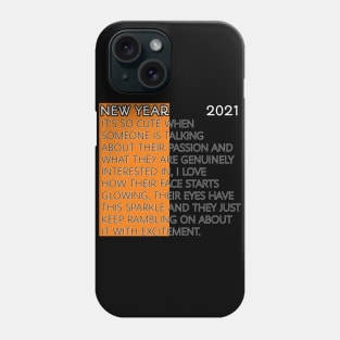 Happy New Year 2021 Phone Case