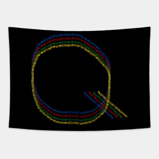 The letter Q! Tapestry