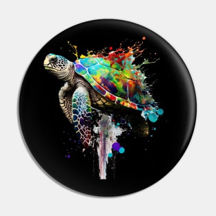 RAINBOW TURTLE Pin