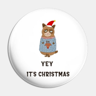 Yey its christmas, sarcastic christmas quote Pin