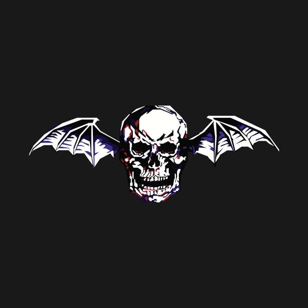 Avenged Sevenfold Logo In Pop Art by Hanafi