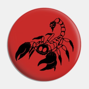 Syth the Scorpion Old School Cartoon Pin