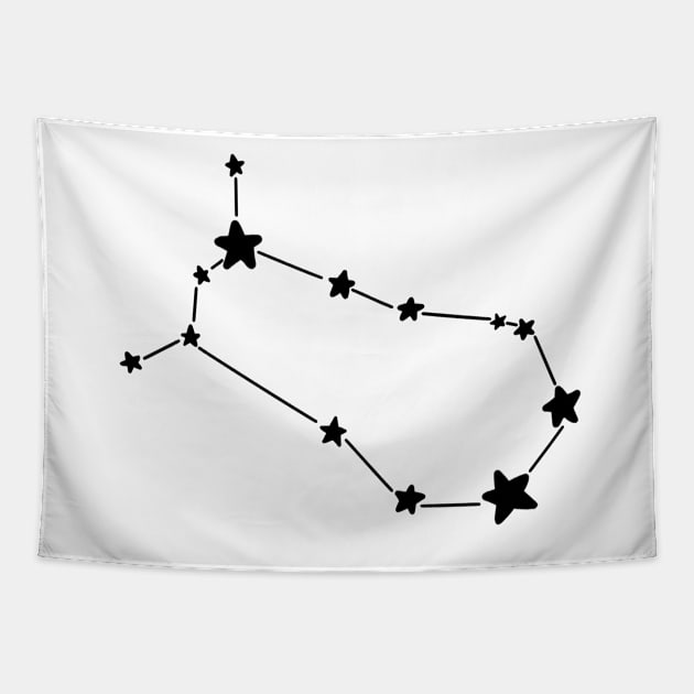 Gemini constellation Tapestry by Moonance