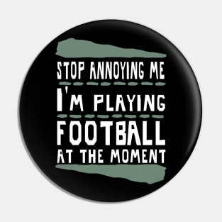 American Football Quarterback Field Goal Pin