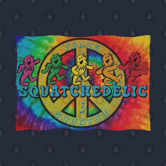Squatchedelic Tapestry by theartofron