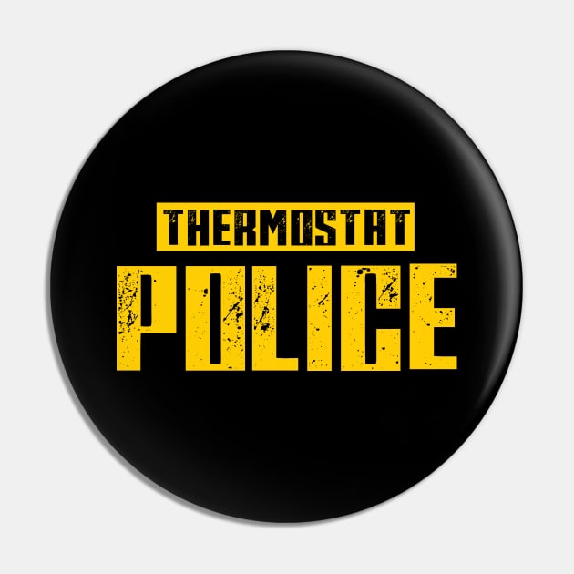 THERMOSTAT POLICE RETRO Pin by HelloShop88