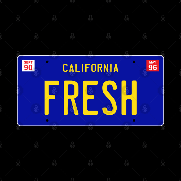 The License Plate Said Fresh by old_school_designs