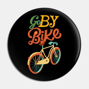 go by bike Pin