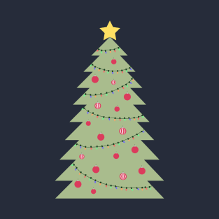 Merry Christmas Tree T-Shirt