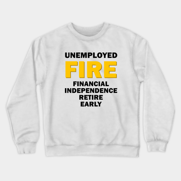 unemployed sweatshirt orange