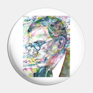 SARTRE - watercolor portrait .2 Pin