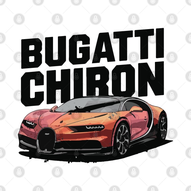 Bugatti Chiron Vintage Car by Cruise Dresses