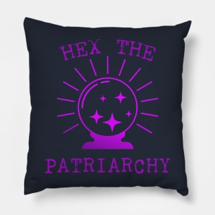 Hex The Patriarchy Femіnist Witch Funny Magical Mystical Magic ball Pillow